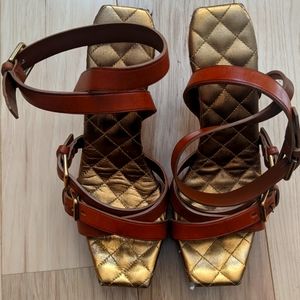 Yves Saint Laurent y2k sandal heels